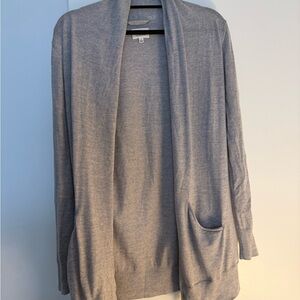 Wilfred Light Gray Open Cardigan